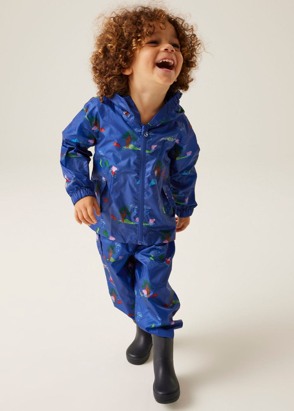 Regatta Midnight Blue Peppa Pig Pack It Jacket