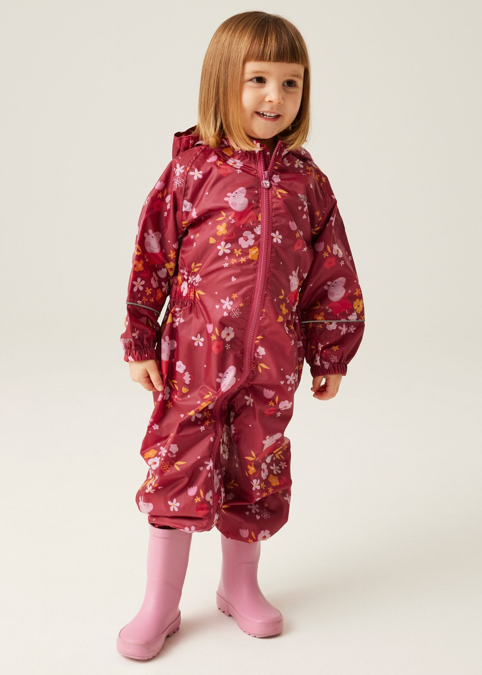 Regatta Vintage Pink Peppa Pig Pobble Puddlesuit Matalan