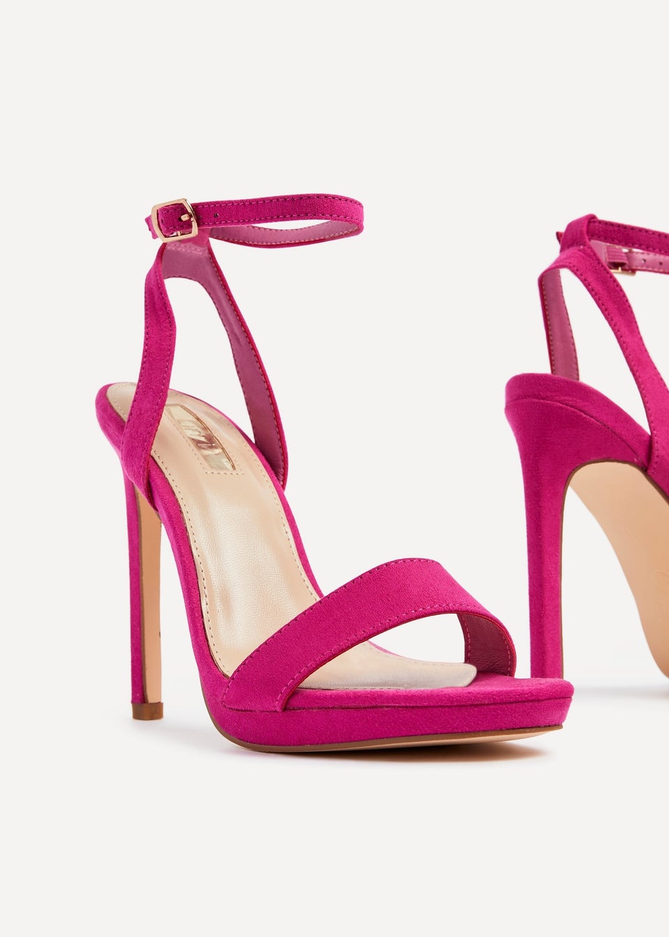 Fuschia barely there sandals shop