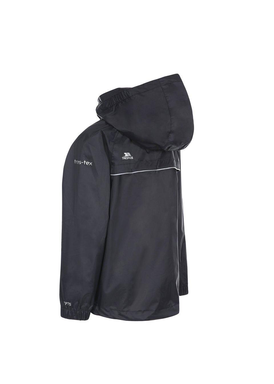 Trespass Black Qikpac Jacket (3-12yrs)