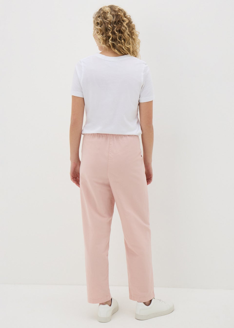 Pink Pull On Pink Trousers