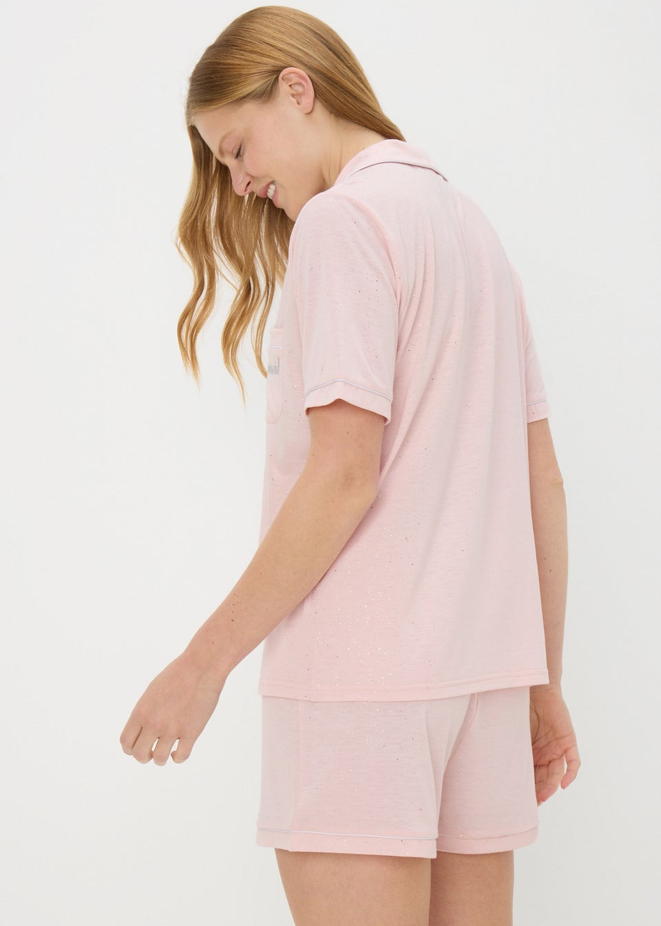 Pink Bridesmaid Pyjama Set