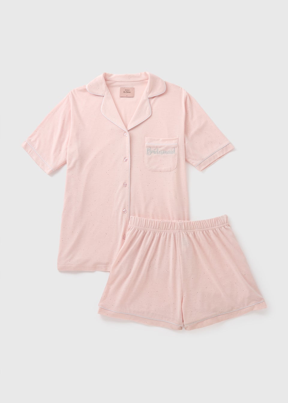 Pink Bridesmaid Pyjama Set