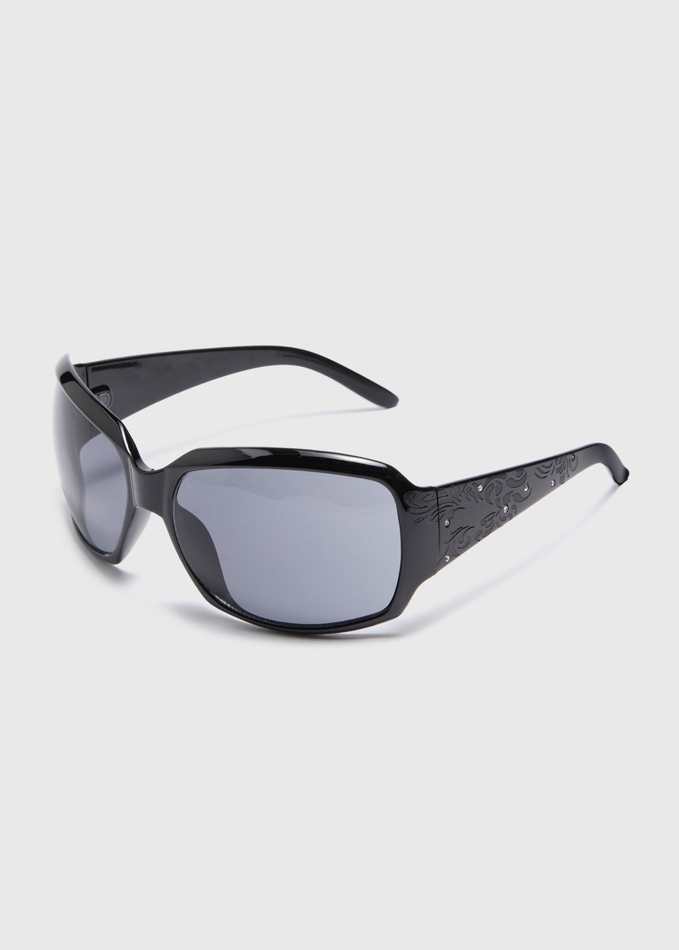 Black Butterfly Arm Wrap Sunglasses