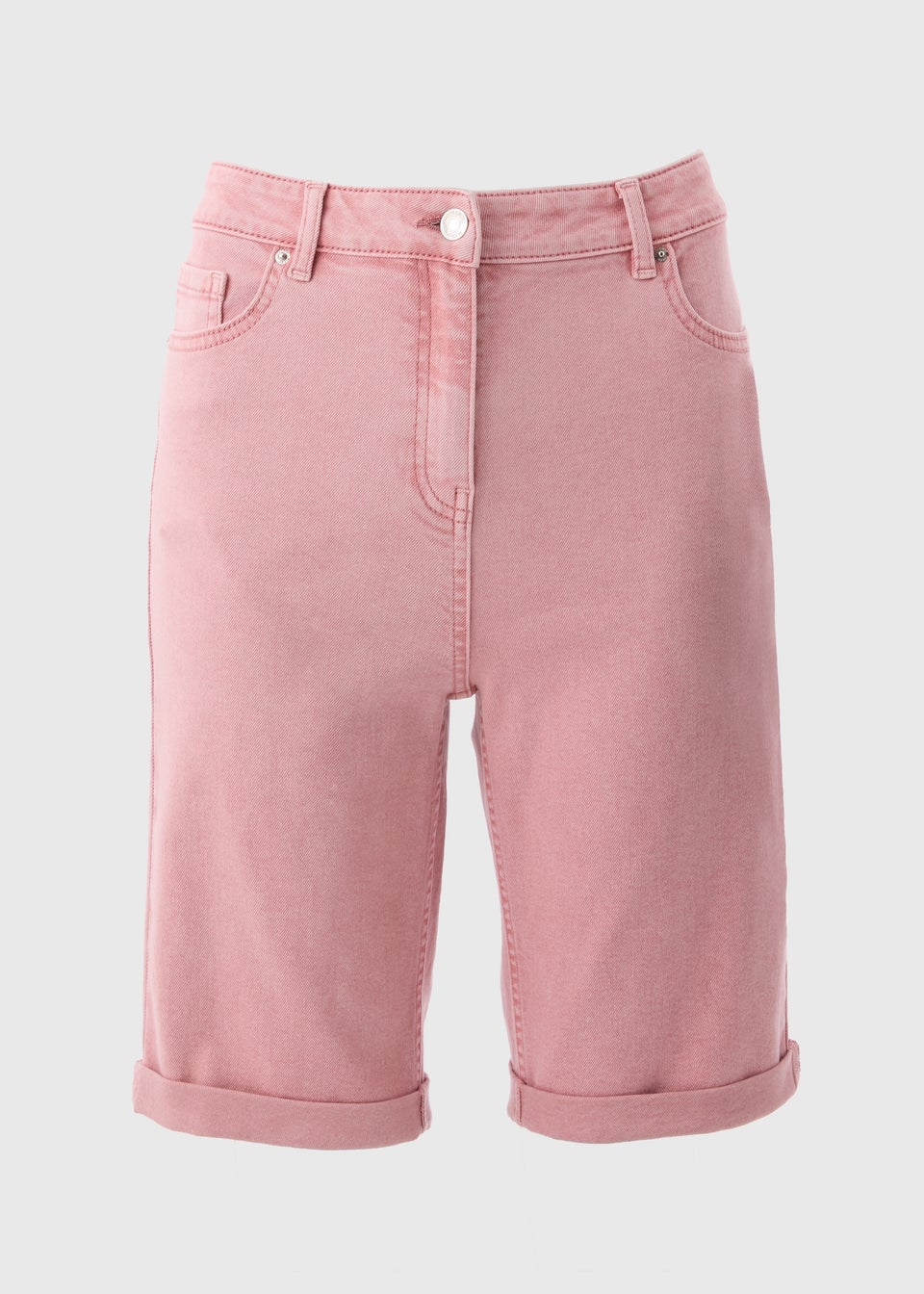 Pink April Denim Shorts