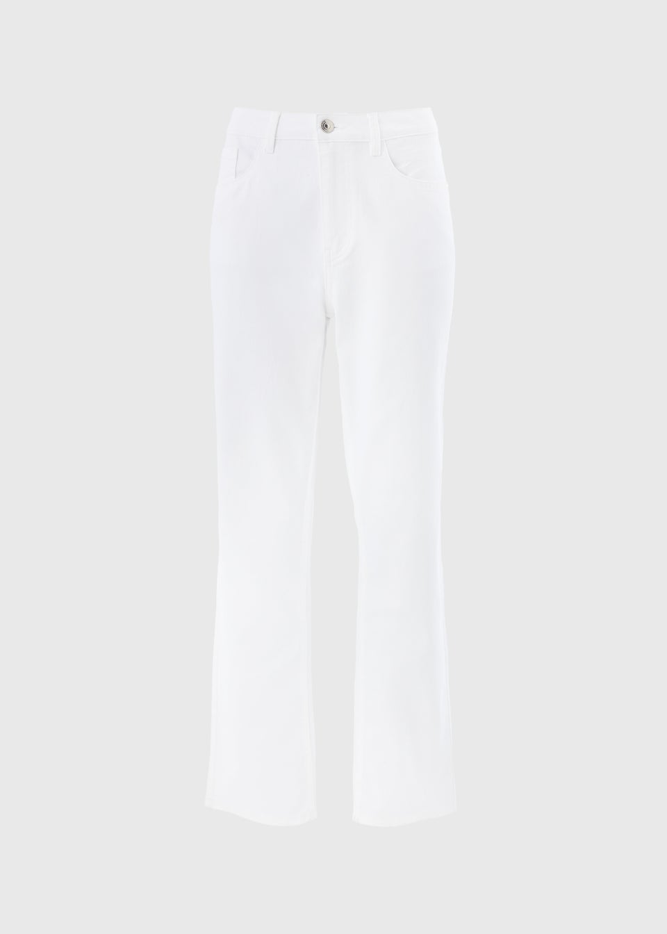Grace white straight leg jeans