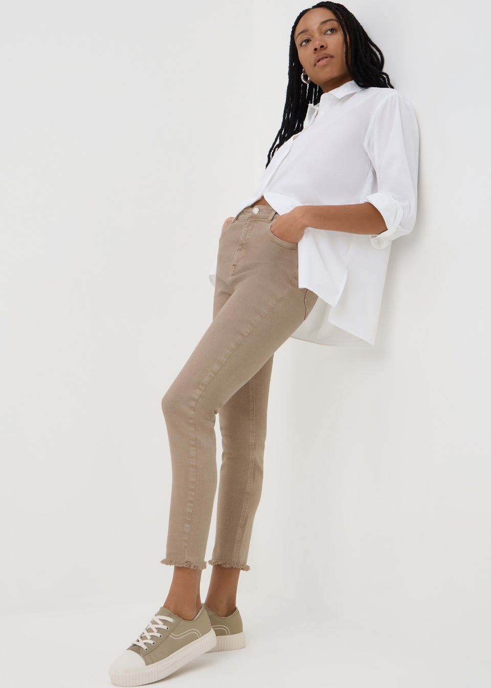 Stone April Ankle Grazer Jeans