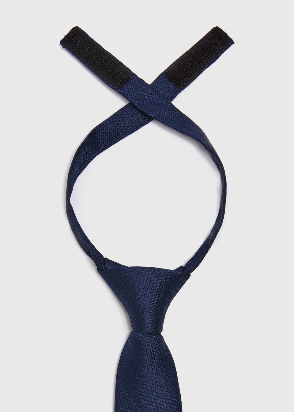 Boys Navy Velcro Tie (3-6yrs)