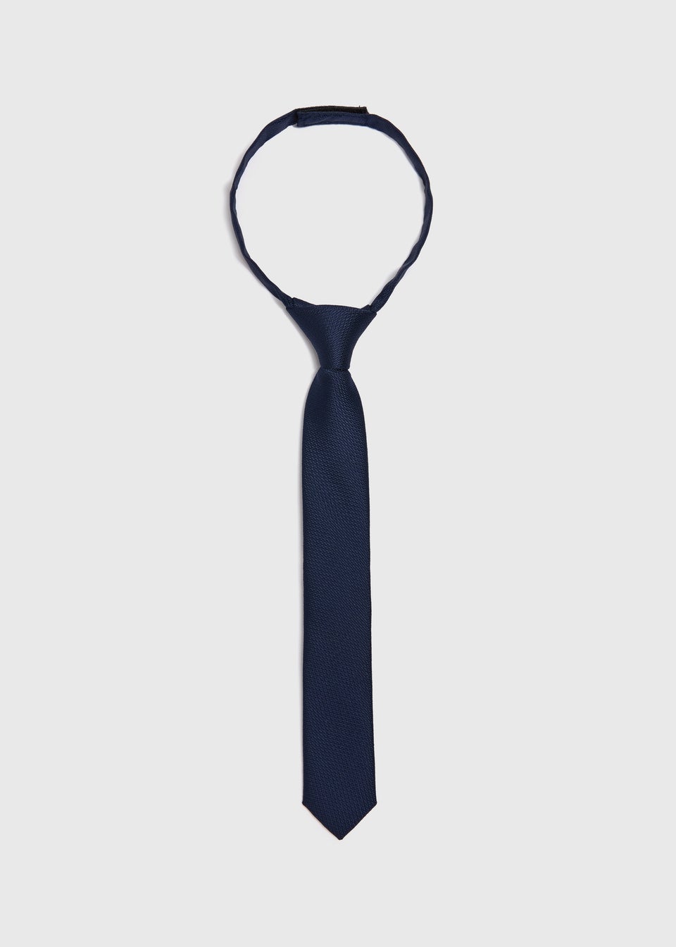 Boys Navy Velcro Tie (3-6yrs)
