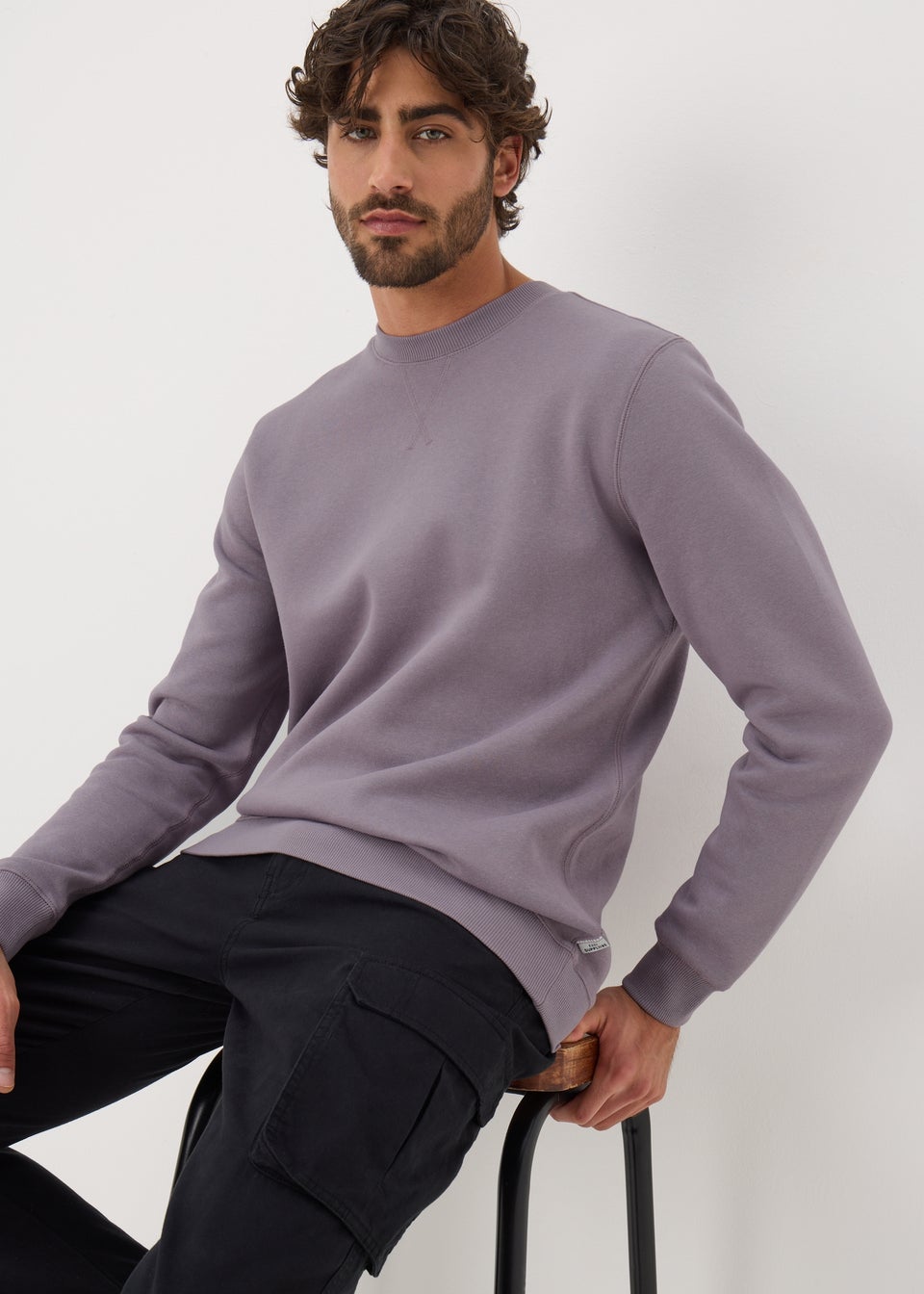 Lilac Crew Neck Sweatshirt