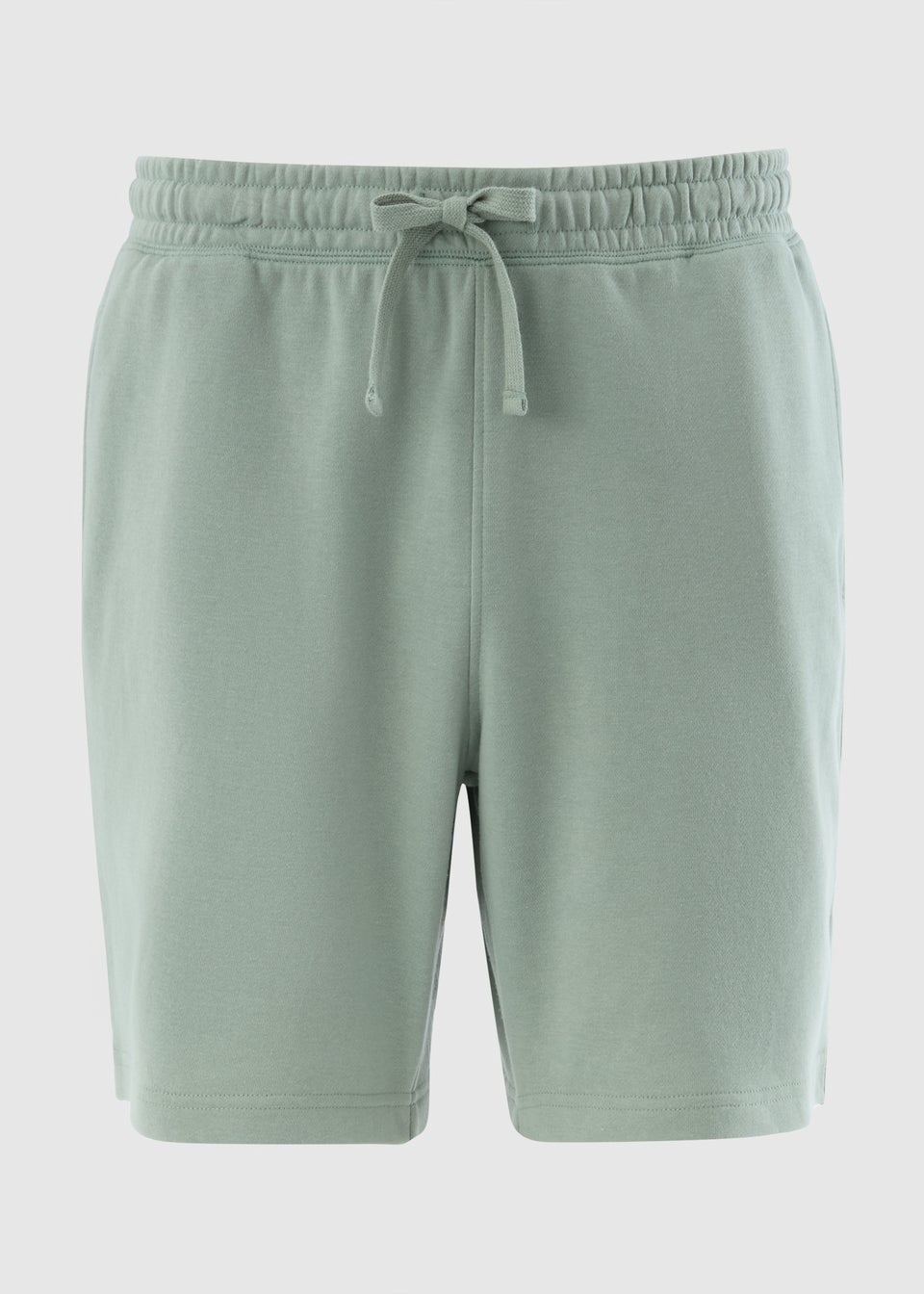 Green Basic Jogger Shorts