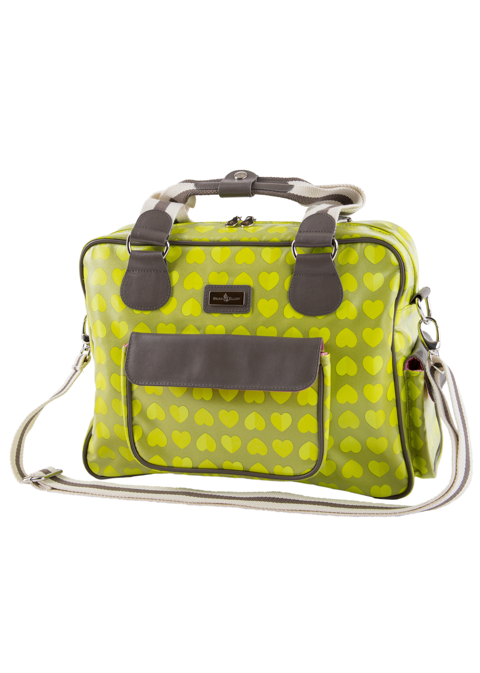Beau Elliot Lime Baby Changing Bag Confetti Matalan