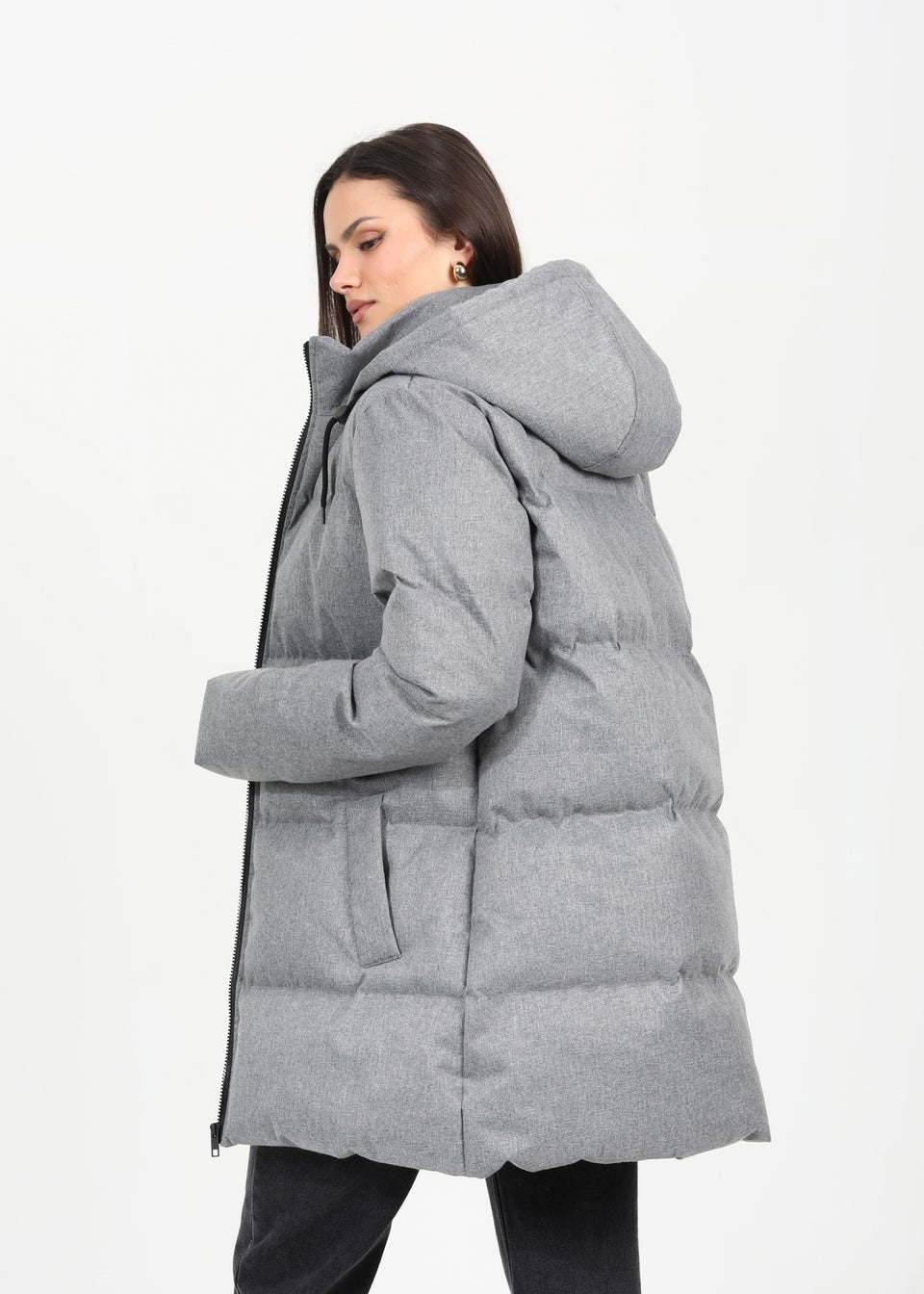 Brave soul long padded coat hot sale