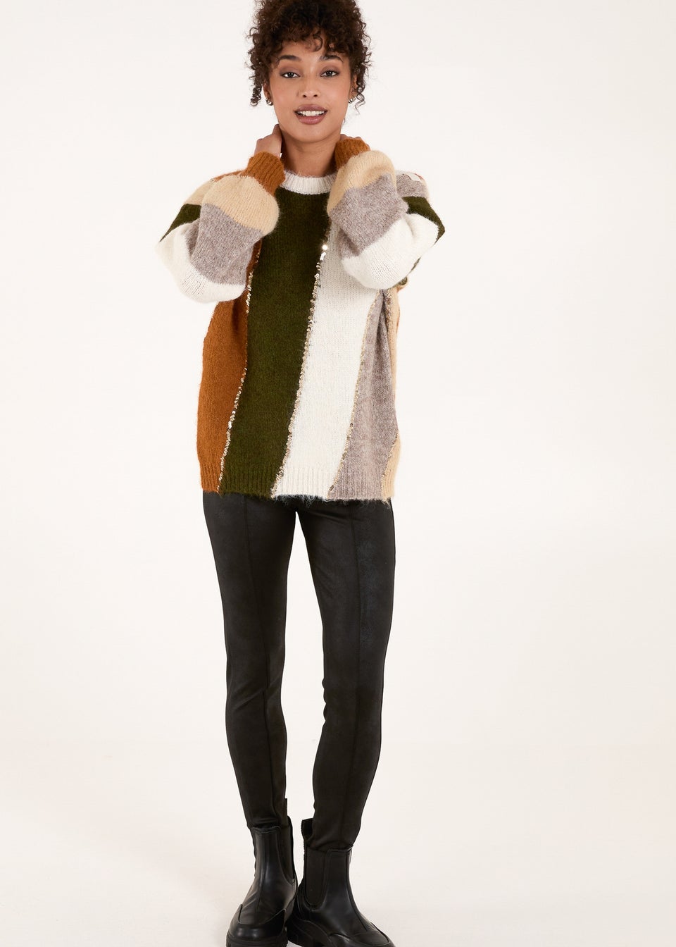Blue vanilla sequin jumper on sale