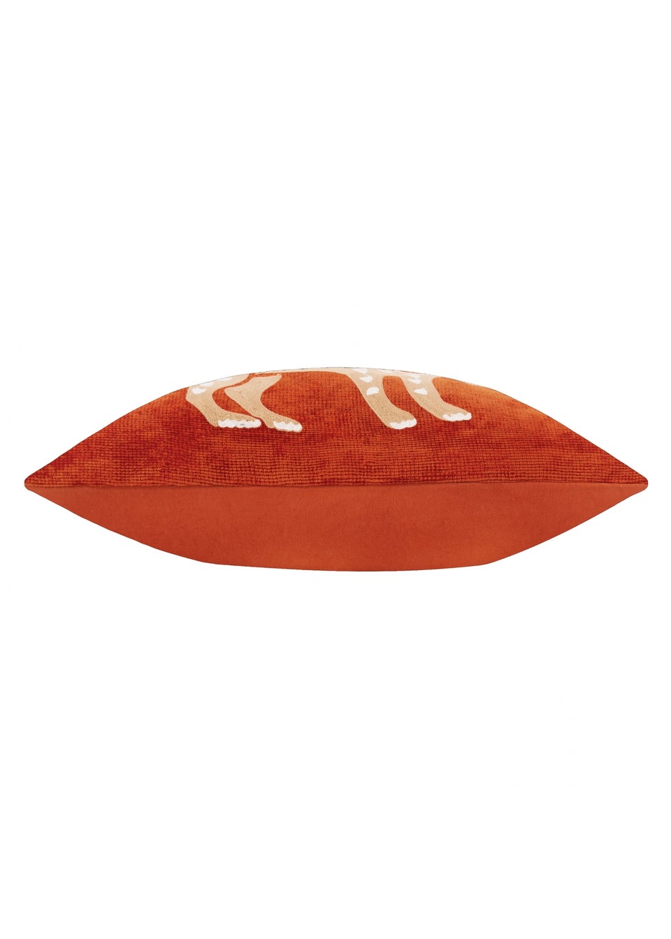 Wylder Dynasty Leopard Embroidered Chenille Filled Cushion (30cm x 50cm)