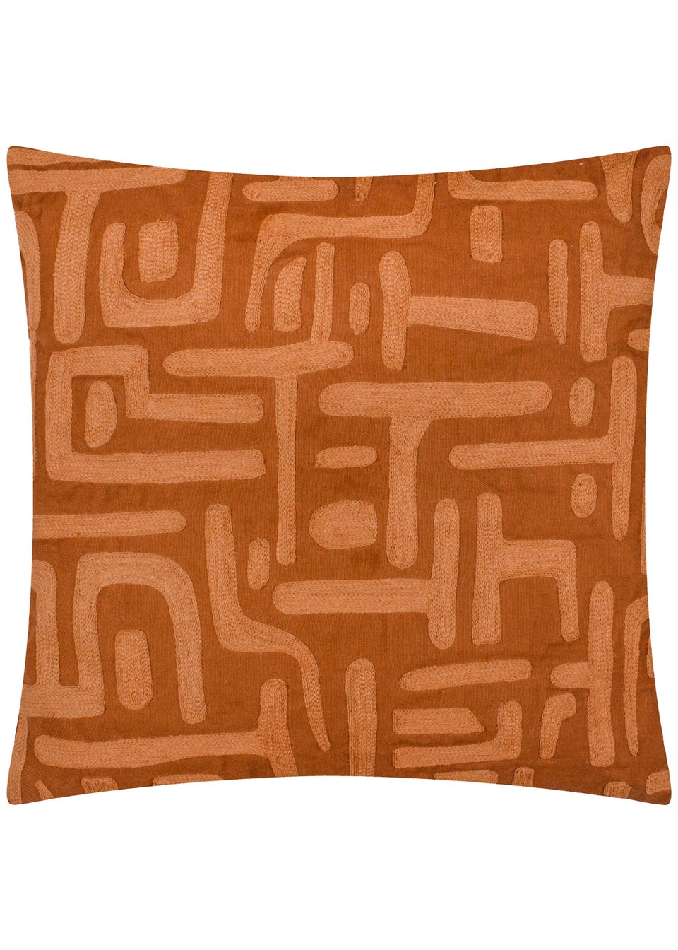 Burnt orange cushions matalan top
