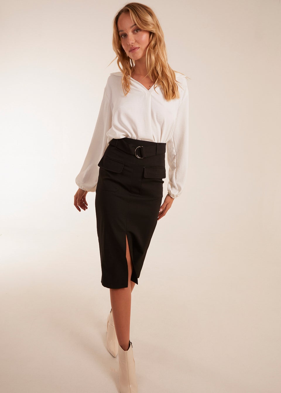 Black and white skirt matalan store