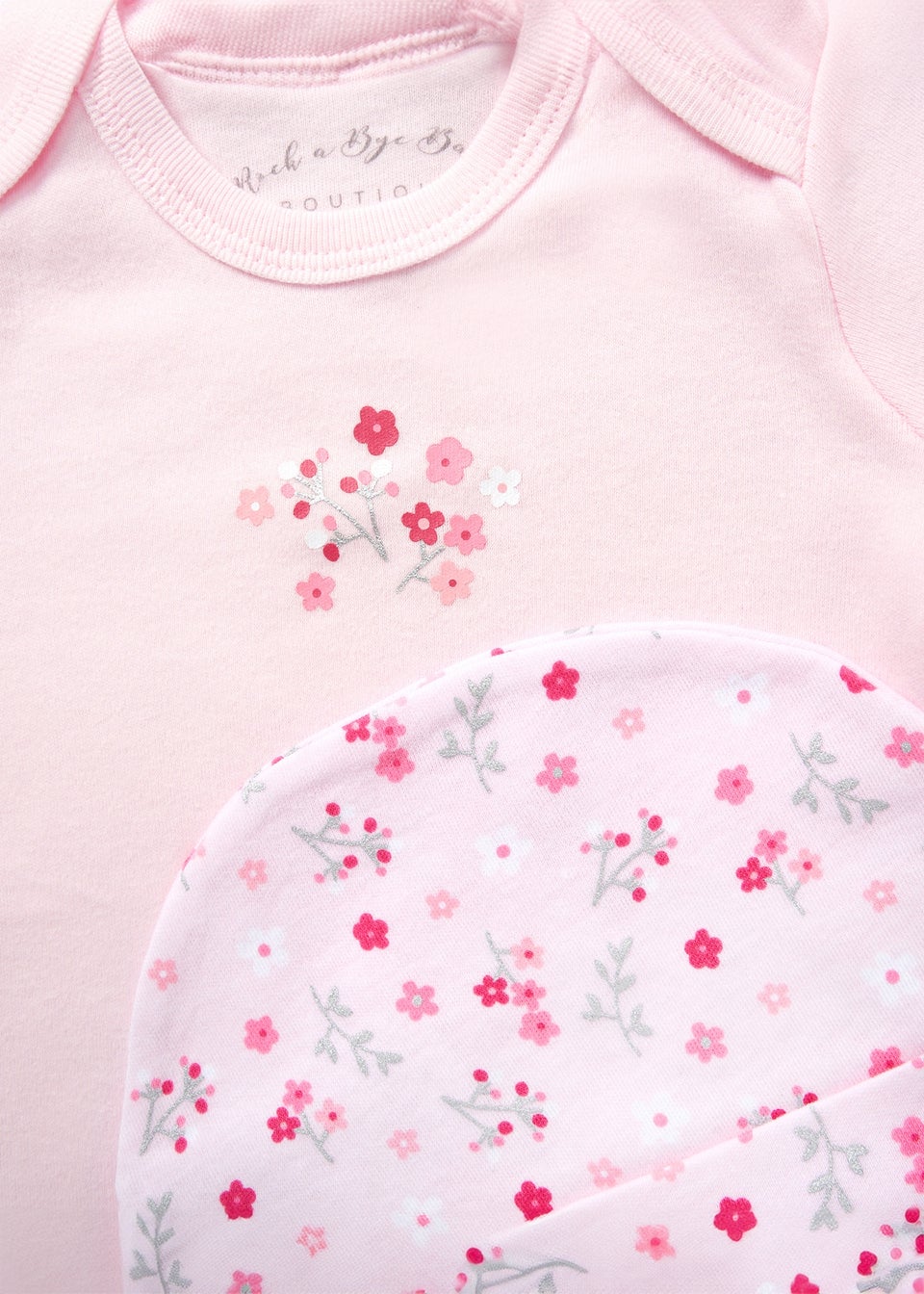 Rock a Bye Baby Soft Pink Cotton 5-Piece Gift Set