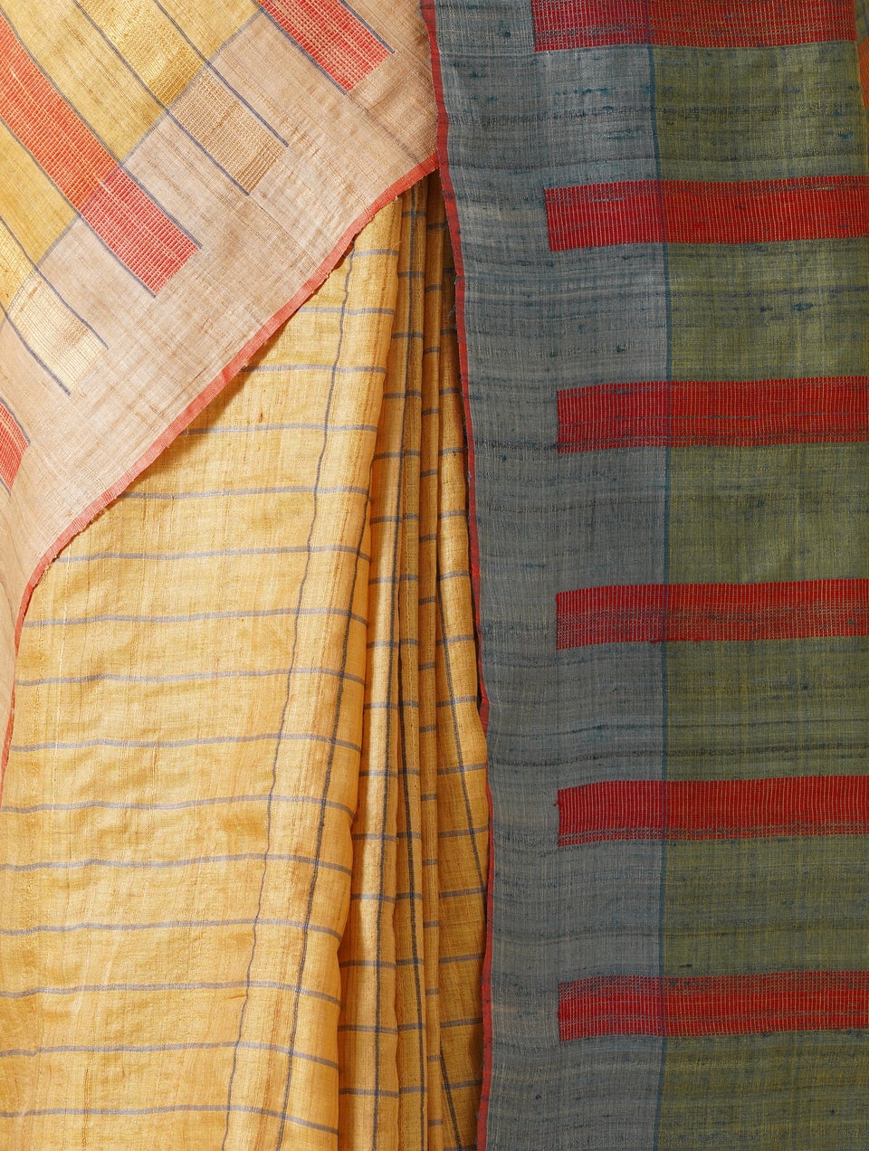 Kosala Yellow Tussar Hand Woven Saree