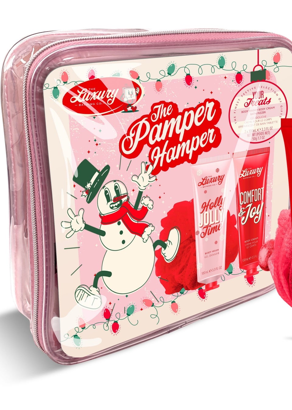 The Luxury Bathing Company Red The Pamper Hamper