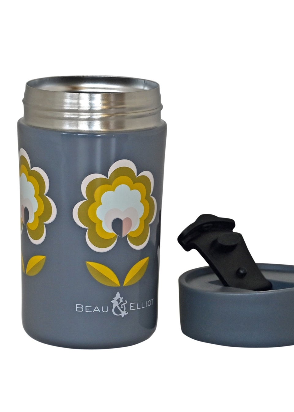 Beau & Elliot Grey Boho Travel Mug (300ml)
