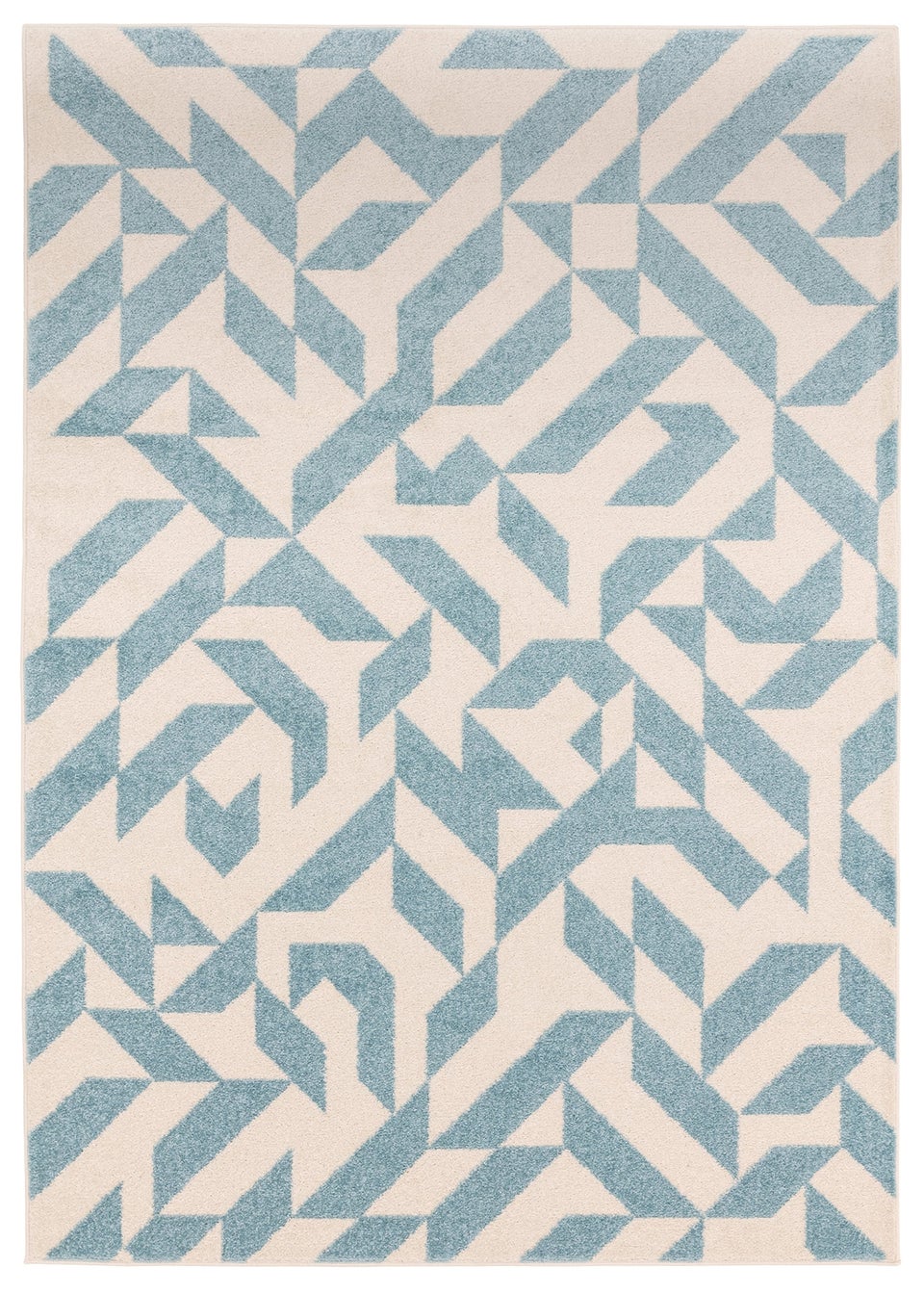 Asiatic Muse Blue Shapes Rug
