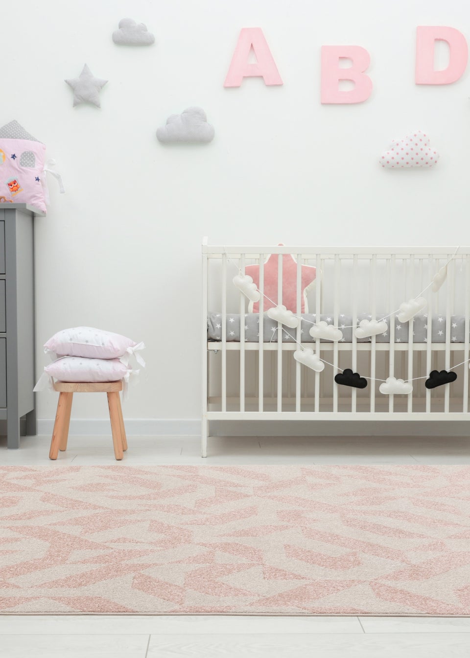 Asiatic Muse Pink Shapes Rug