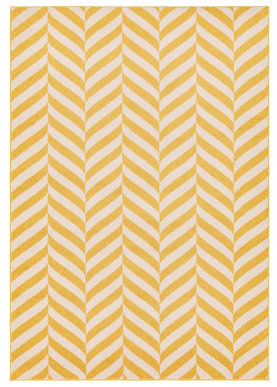 Asiatic Muse Yellow Chevron Rug