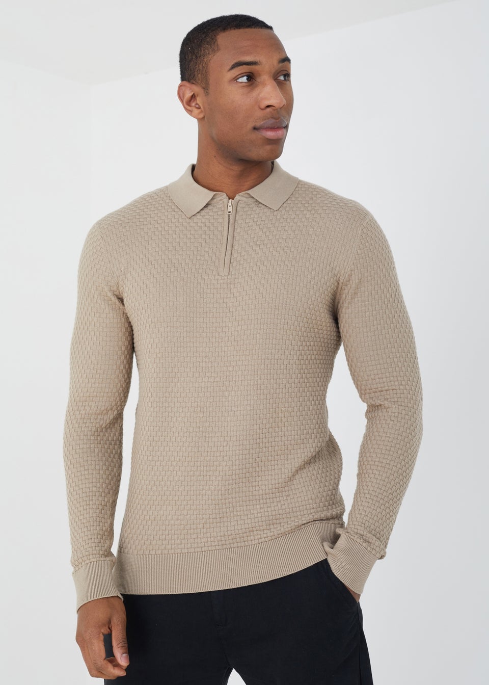 Brave soul long sleeve polo outlet