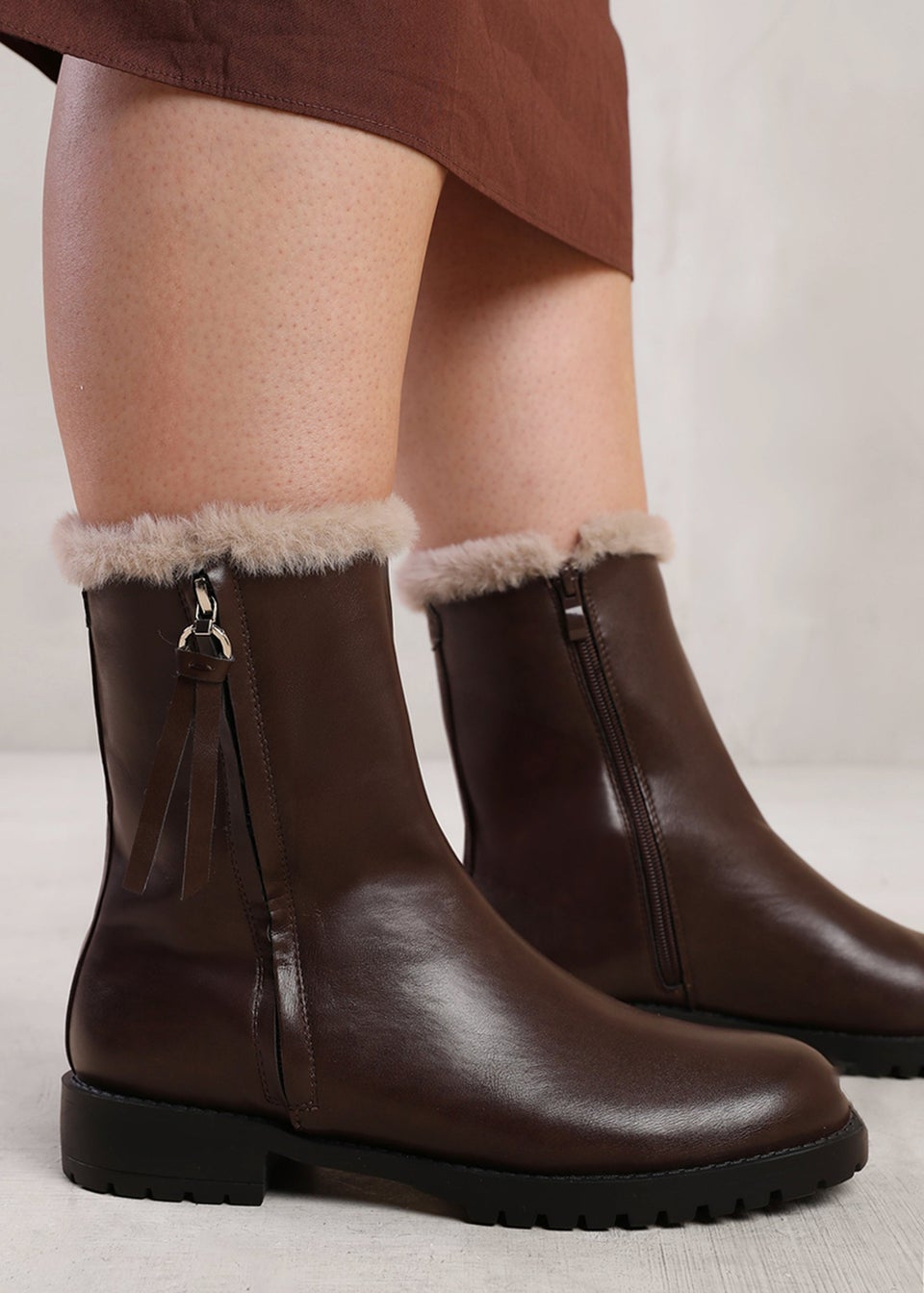 Matalan brown boots shop