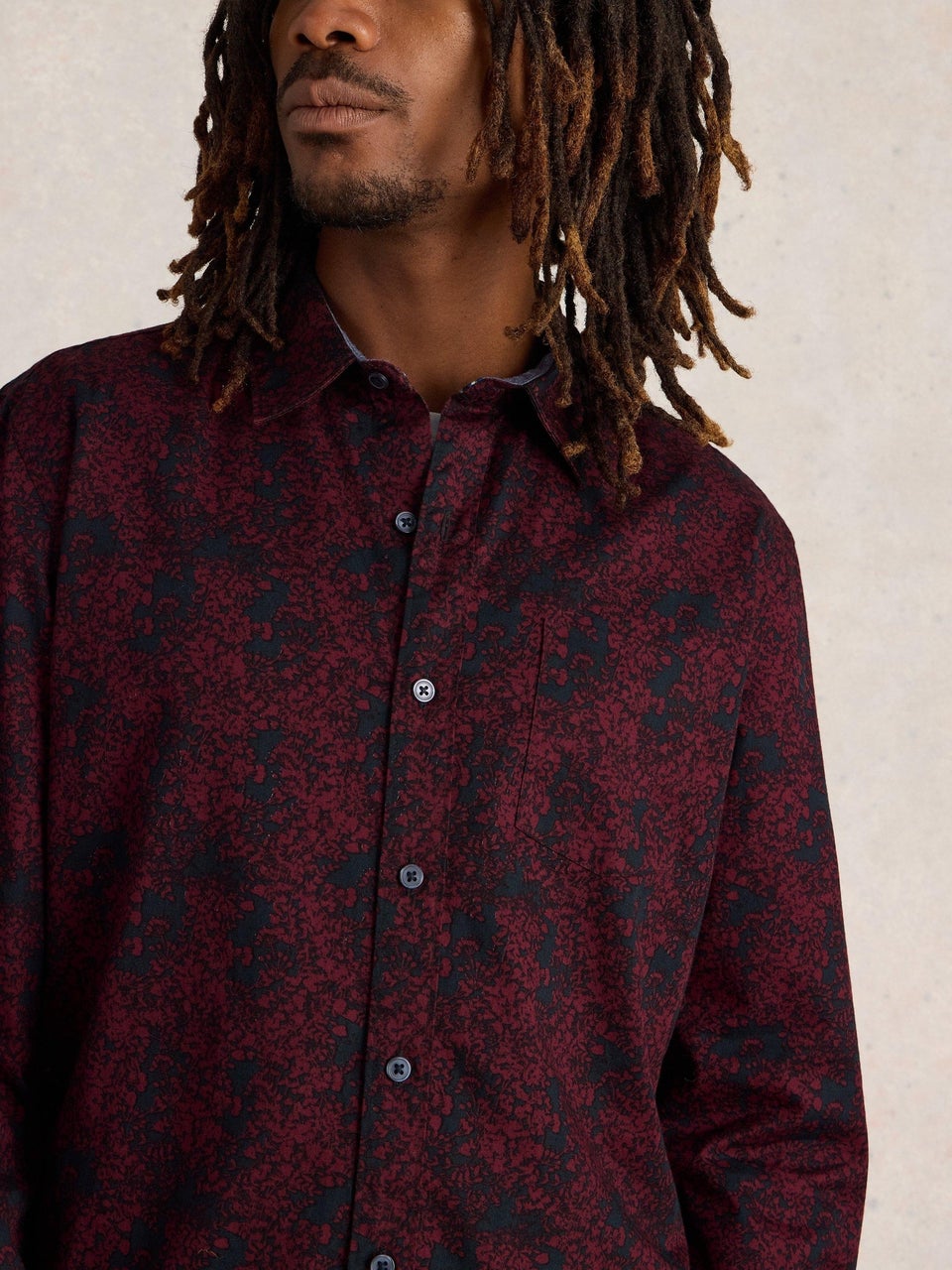 Hemd mit floralem Print