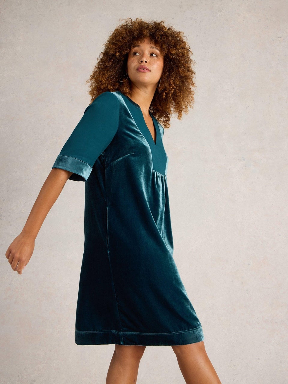 Kleid Ash aus Samtmix