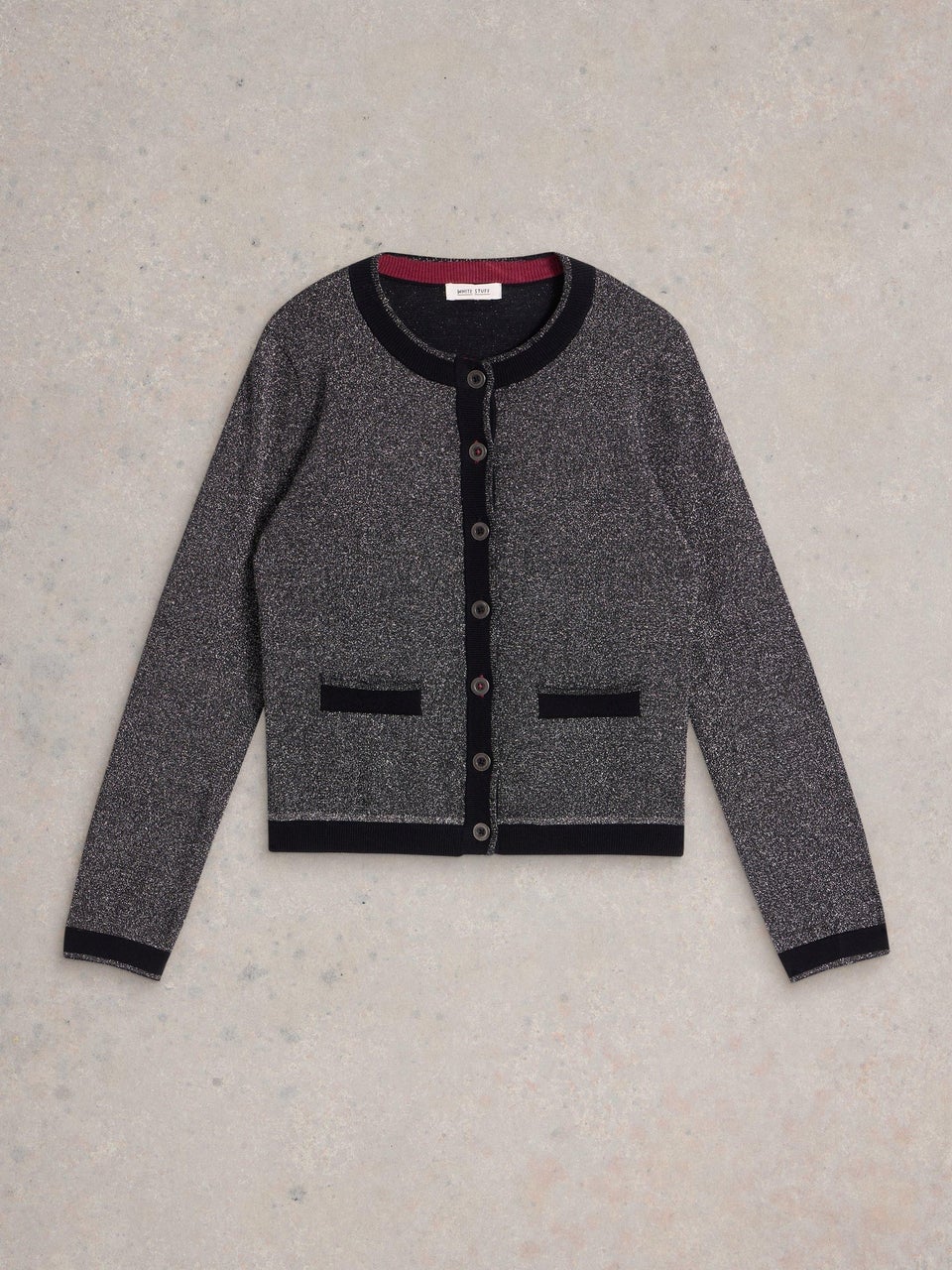Glitzernde Strickjacke Charlotte