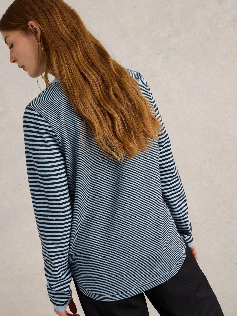Langarmshirt Clara mit Glitzer