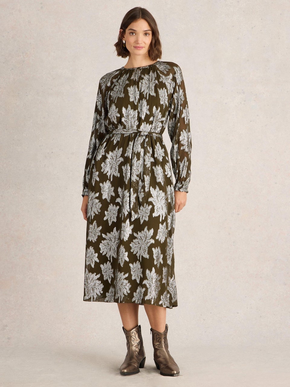 Jacquard Maxikleid Phoebe