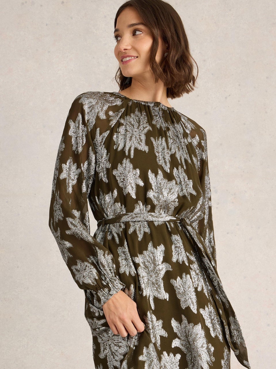 Jacquard Maxikleid Phoebe