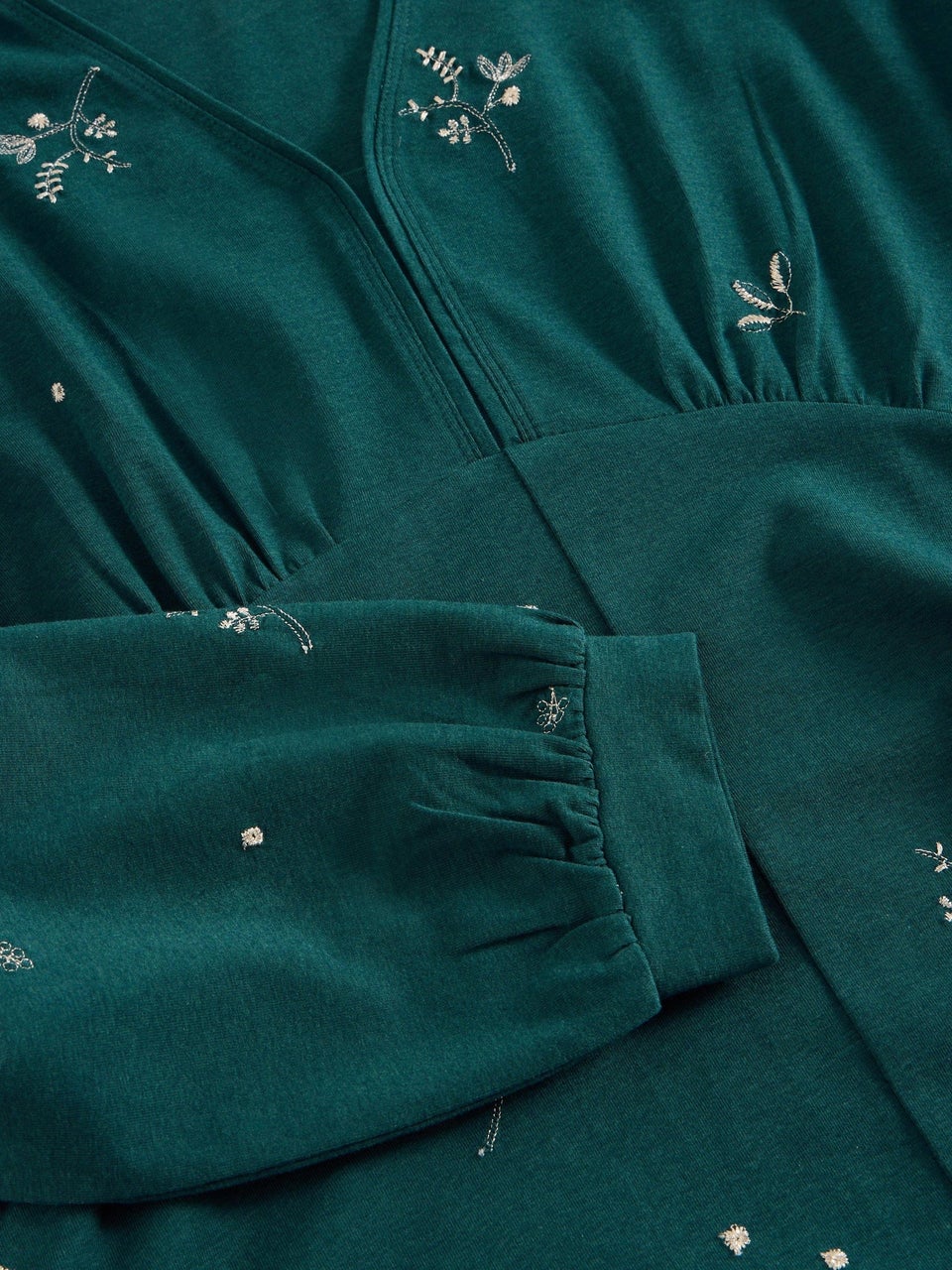 Besticktes Jerseykleid Megan