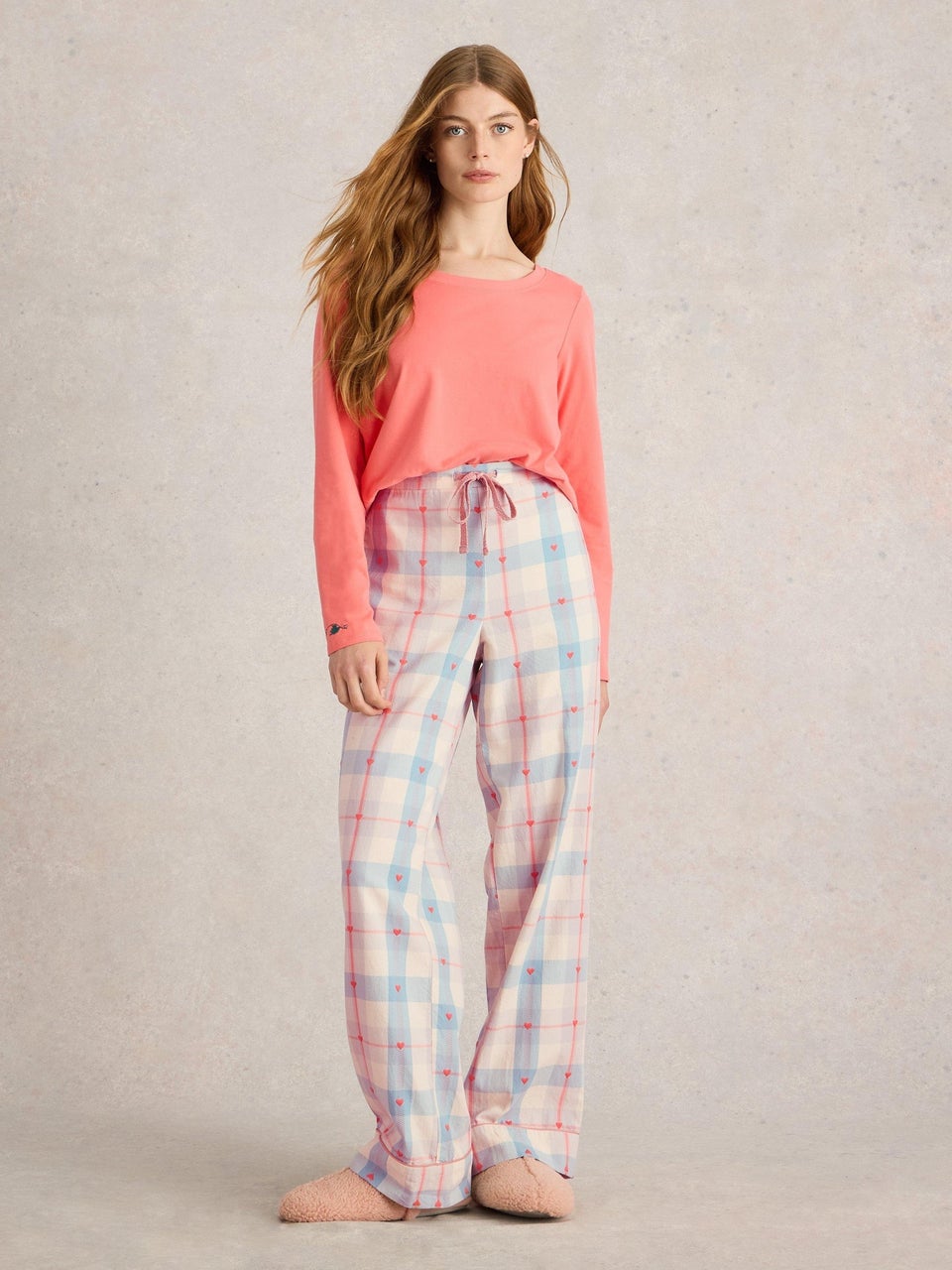 Karierte Pyjamahose Nina