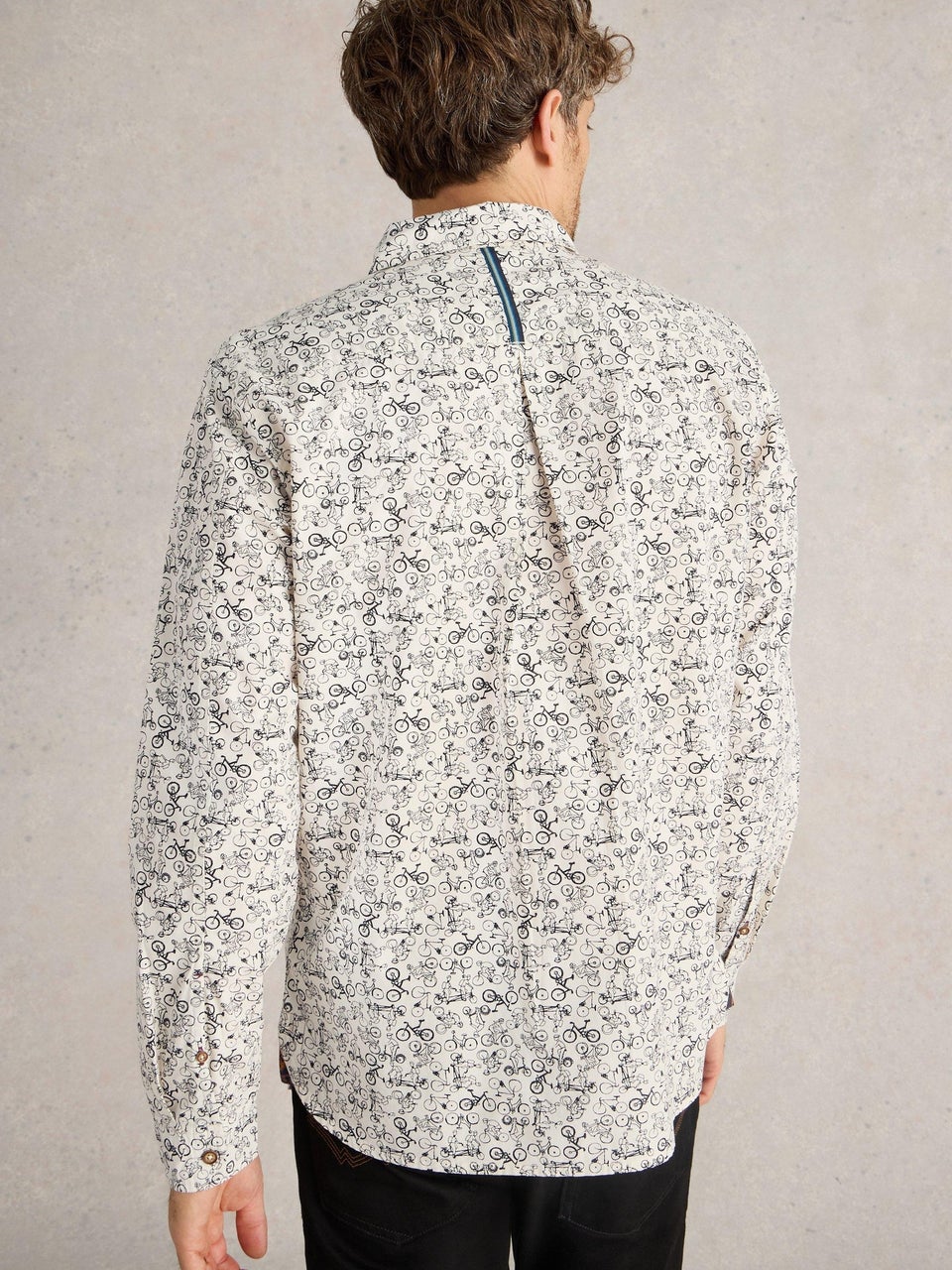Hemd mit Bike-Print