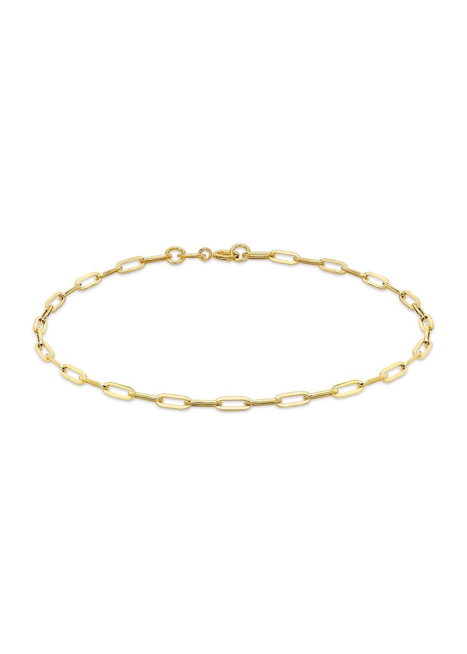 Golden Moments 9ct Yellow Gold Paper Chain Bracelet