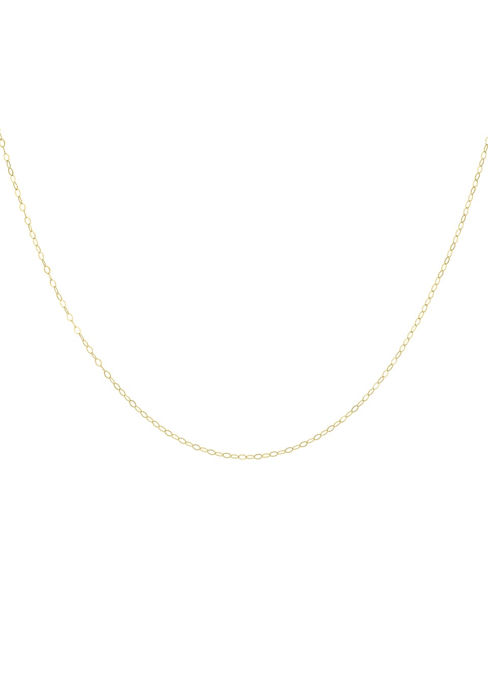 Golden Moments 9ct Yellow Gold Soldered Trace Chain