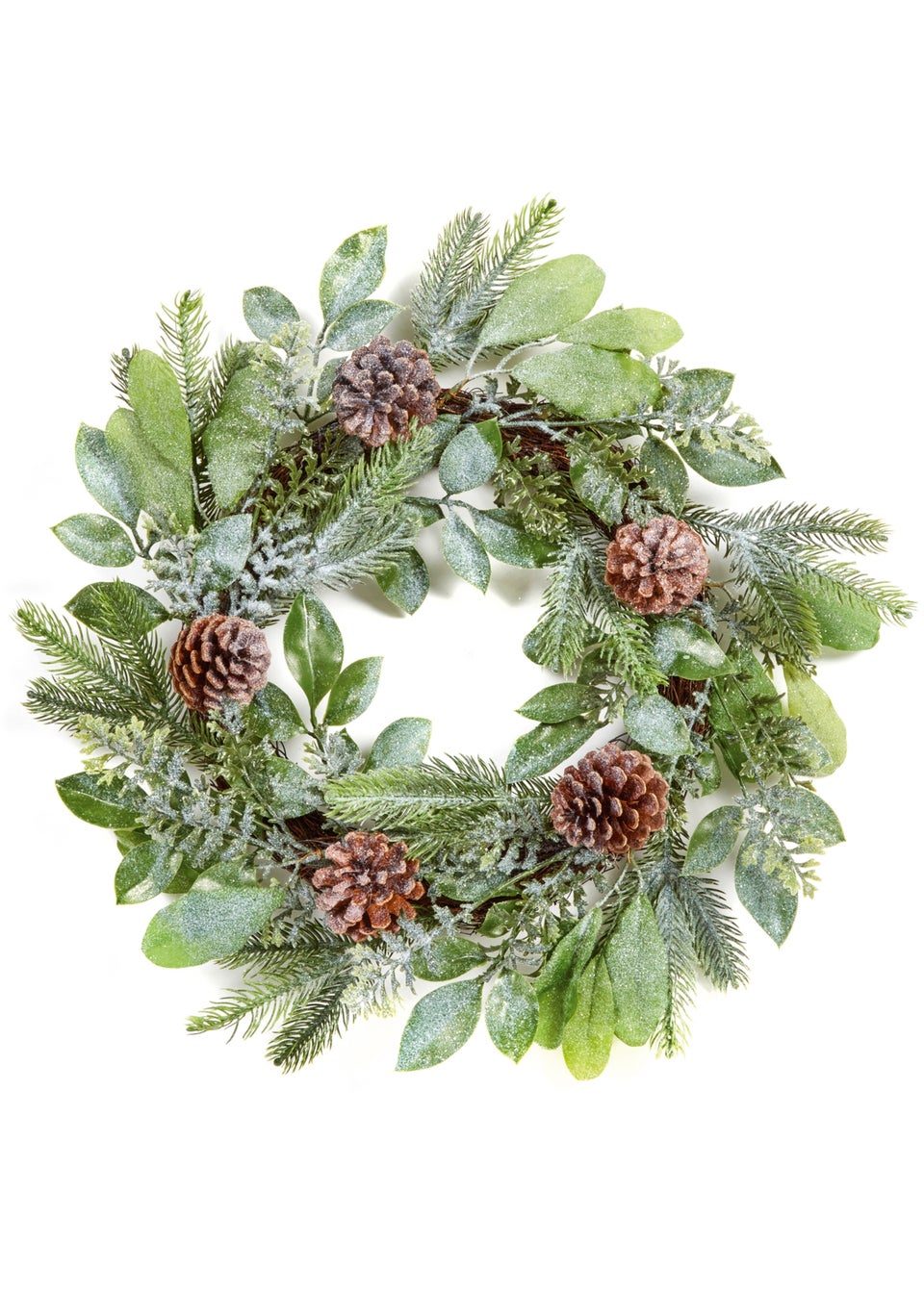 Premier Decorations Frozen Natural artificial Wreath 50cm