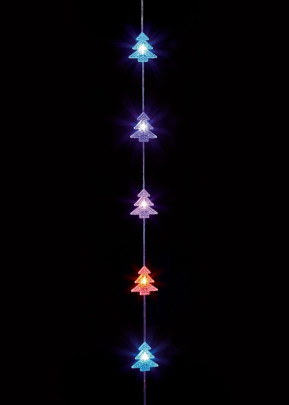 Premier Decorations 108 Rainbow LED Flexibright Christmas Tree Curtain Light