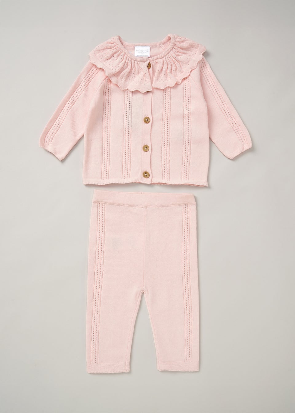 Rock a Bye Baby Cardigan and Trousers Outfit Set (0-12 months)