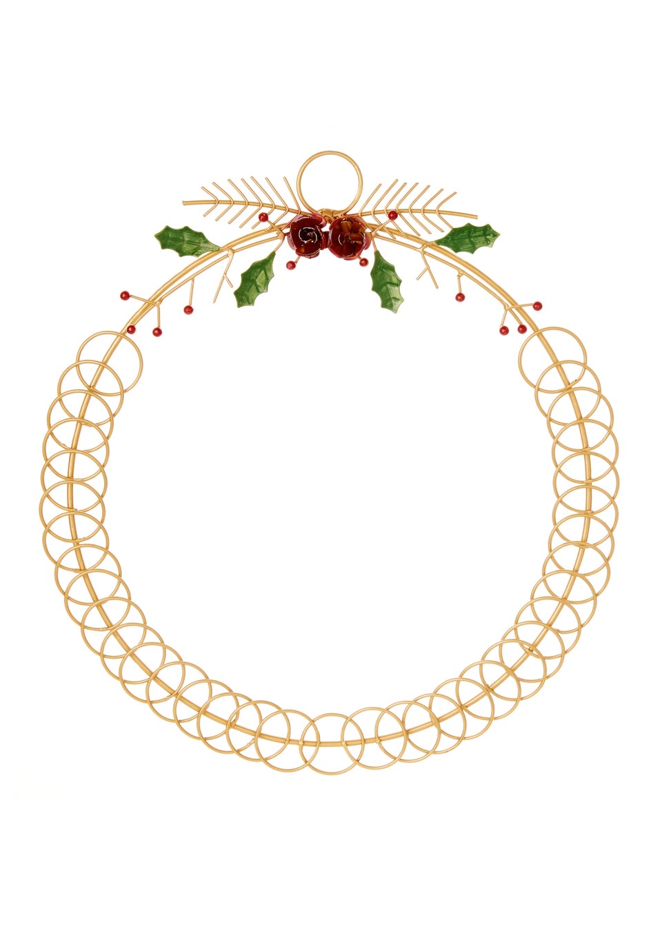 Premier Decorations Hollyberry Christmas Card Holder 28cm