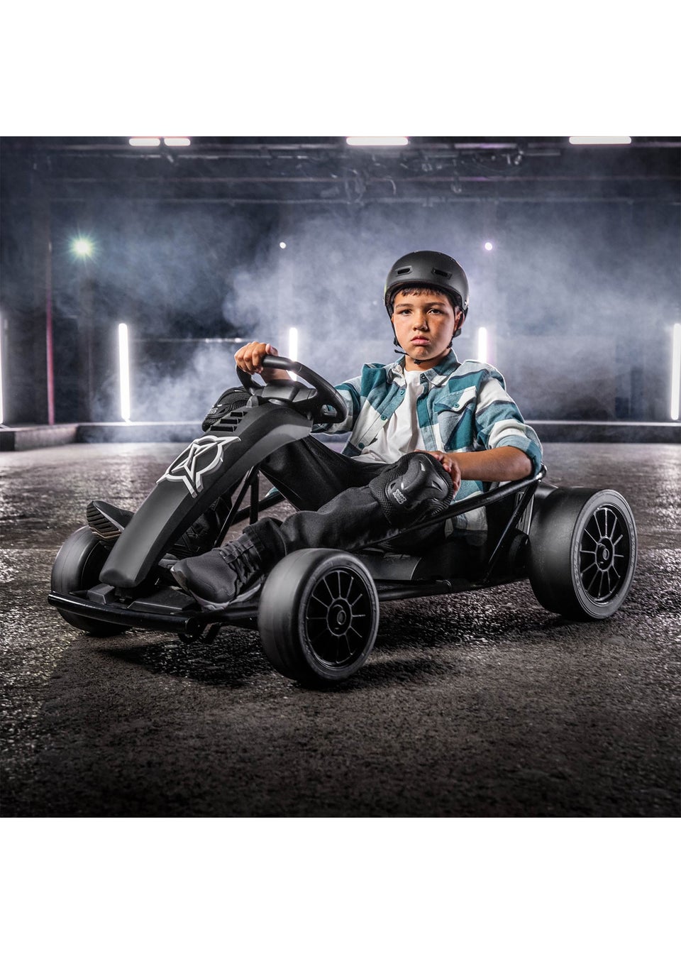 Xootz Black Comet Electric Go Kart