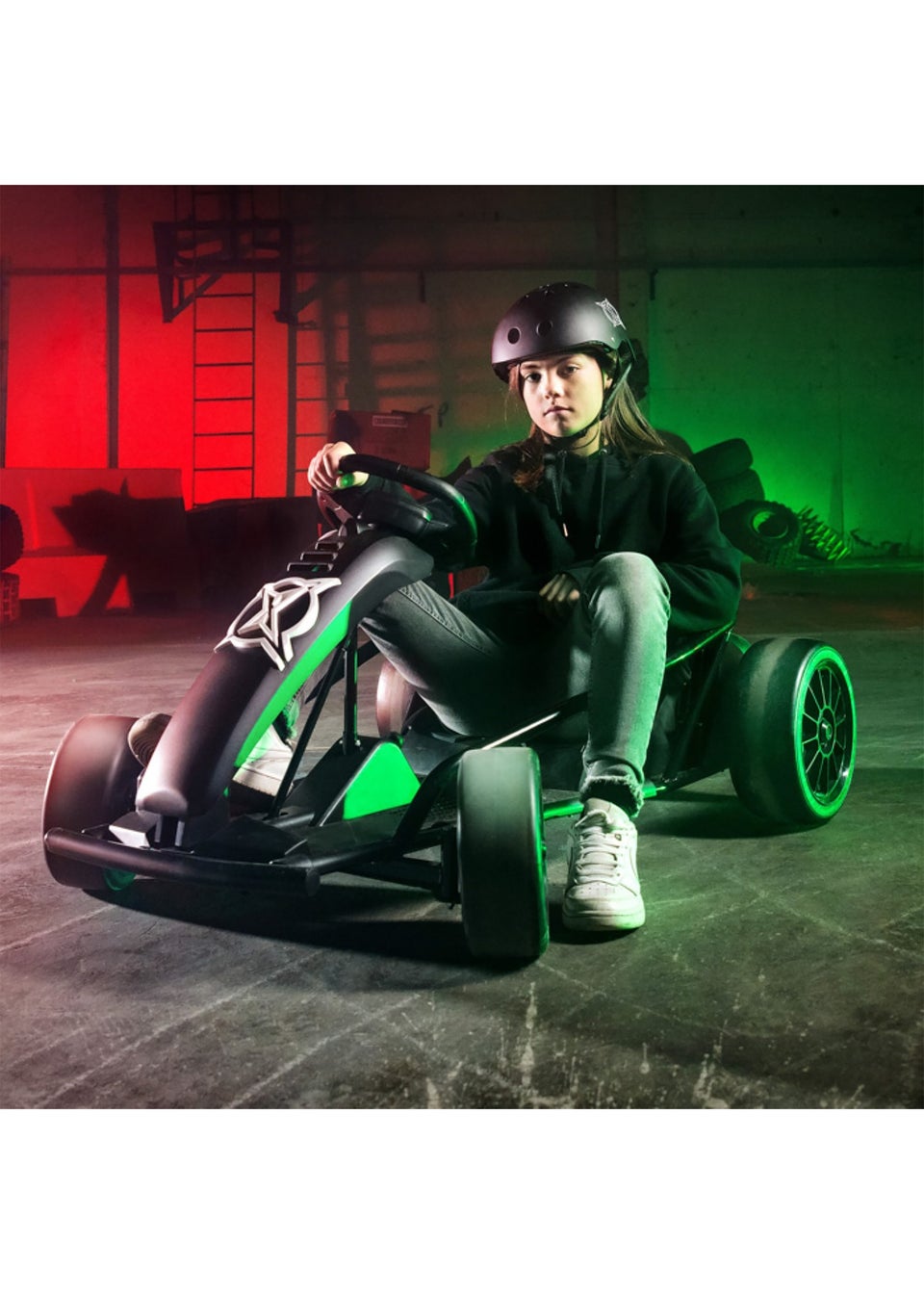 Xootz Black Comet Electric Go Kart