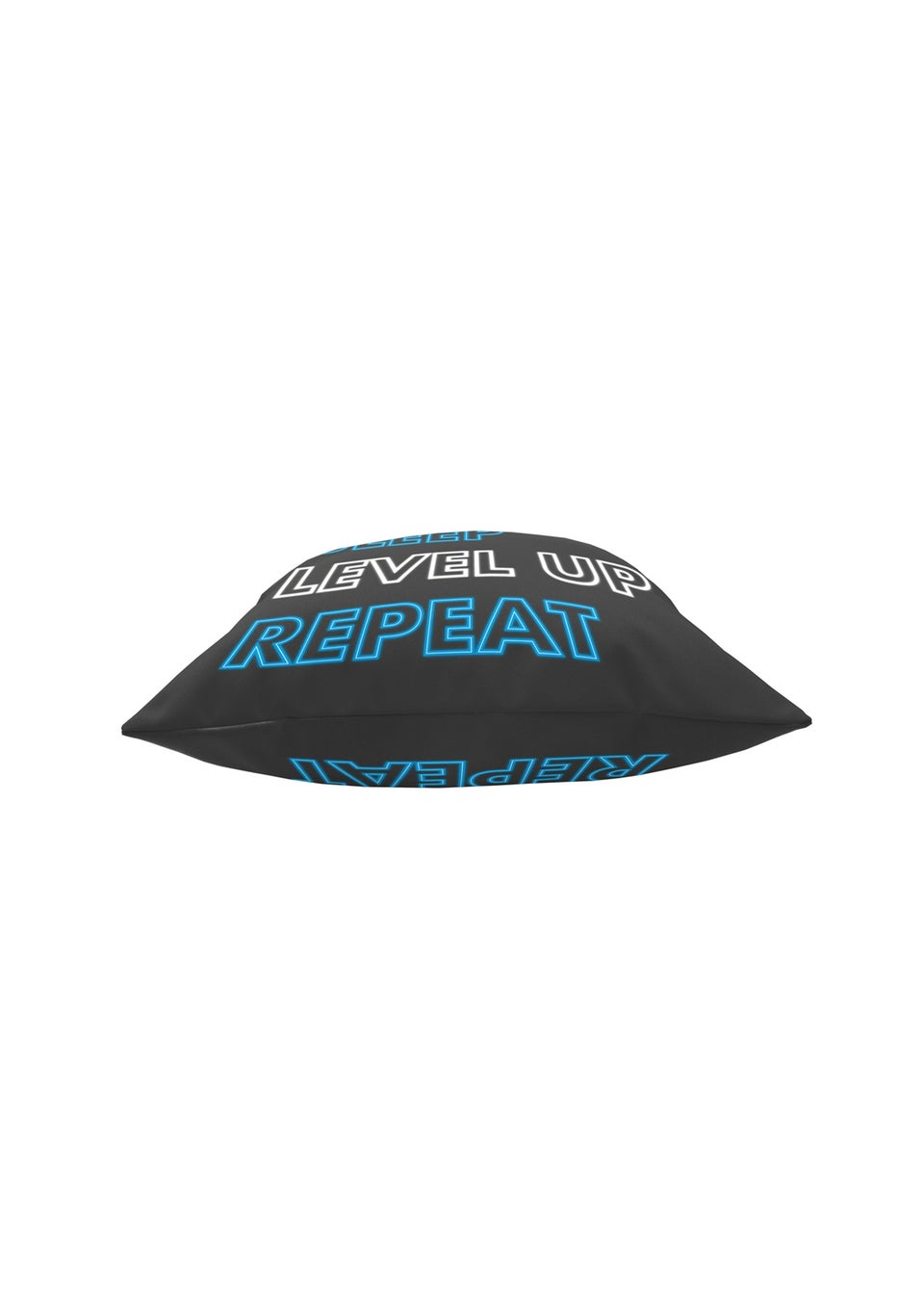 rucomfy Printed Eat Sleep Level Up Repeat Cushion