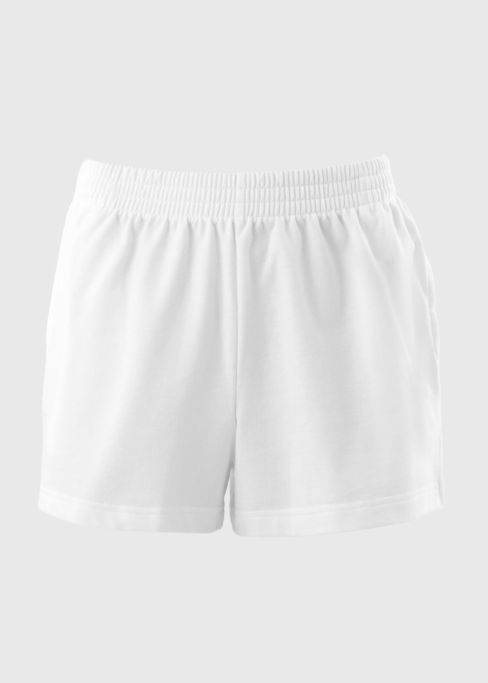 White Jersey Shorts