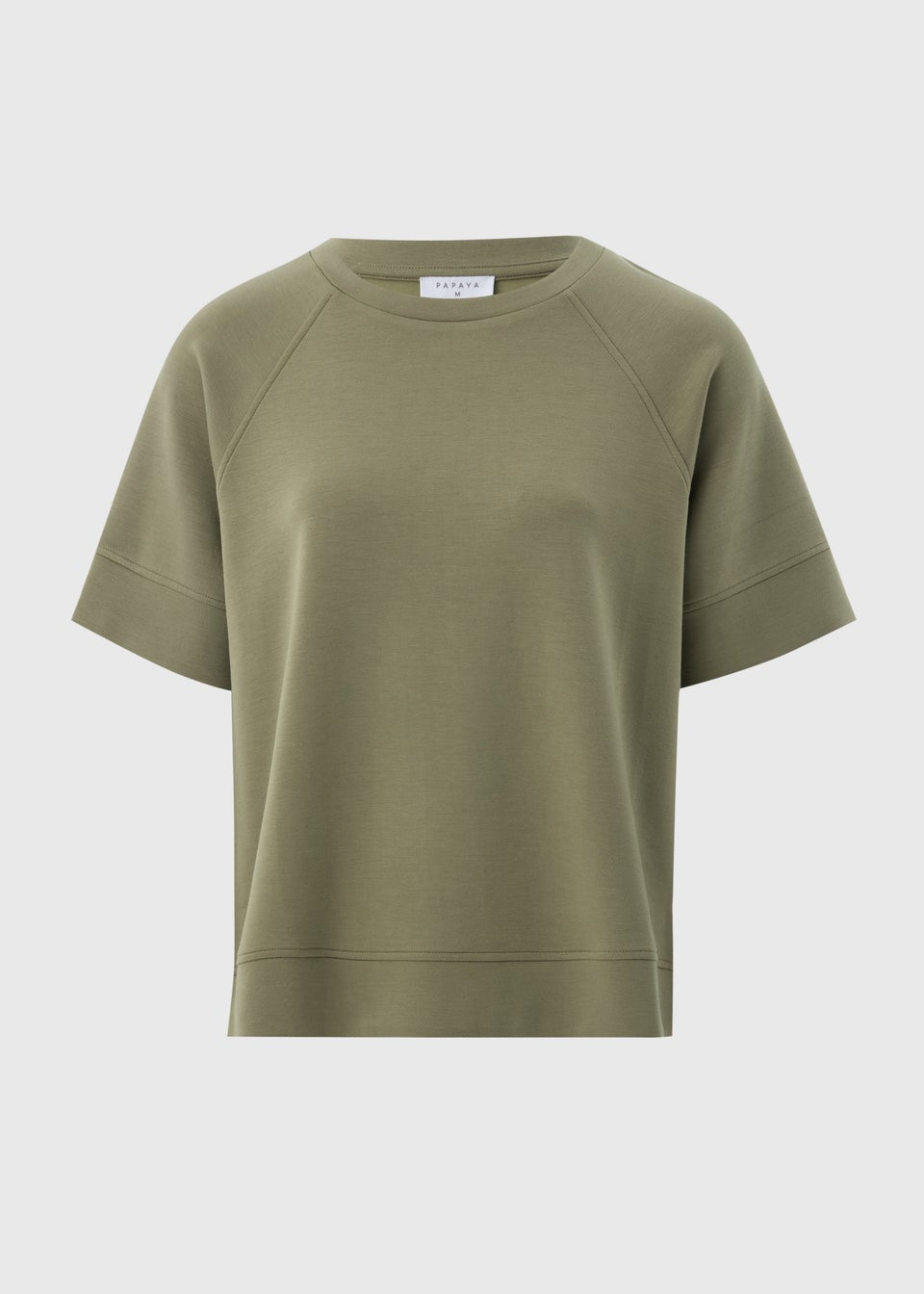 Khaki Super Soft Co Ord T-Shirt